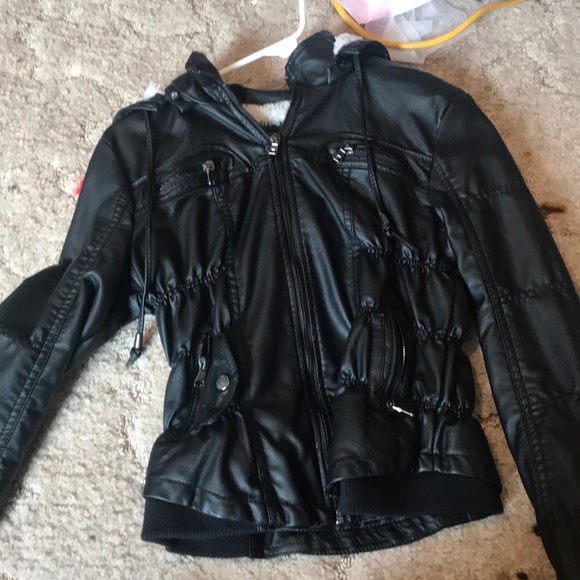 REAL LEATHER JACKET - Picture 1 of 3